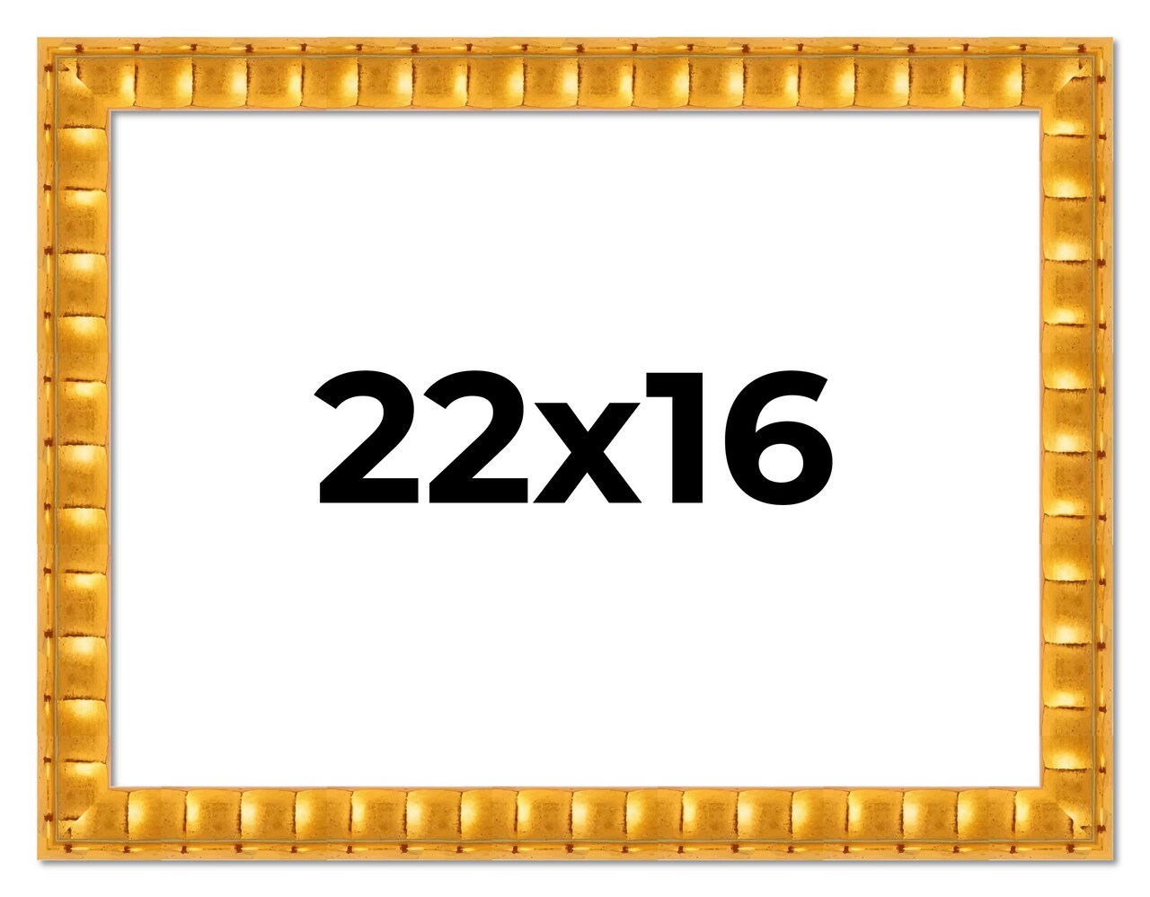 22x16 Bamboo Picture Frame with UV-Resistant Acrylic & Acid Free Backing, Available in 4 Finishes - Brown, Black, Gold, and Natural